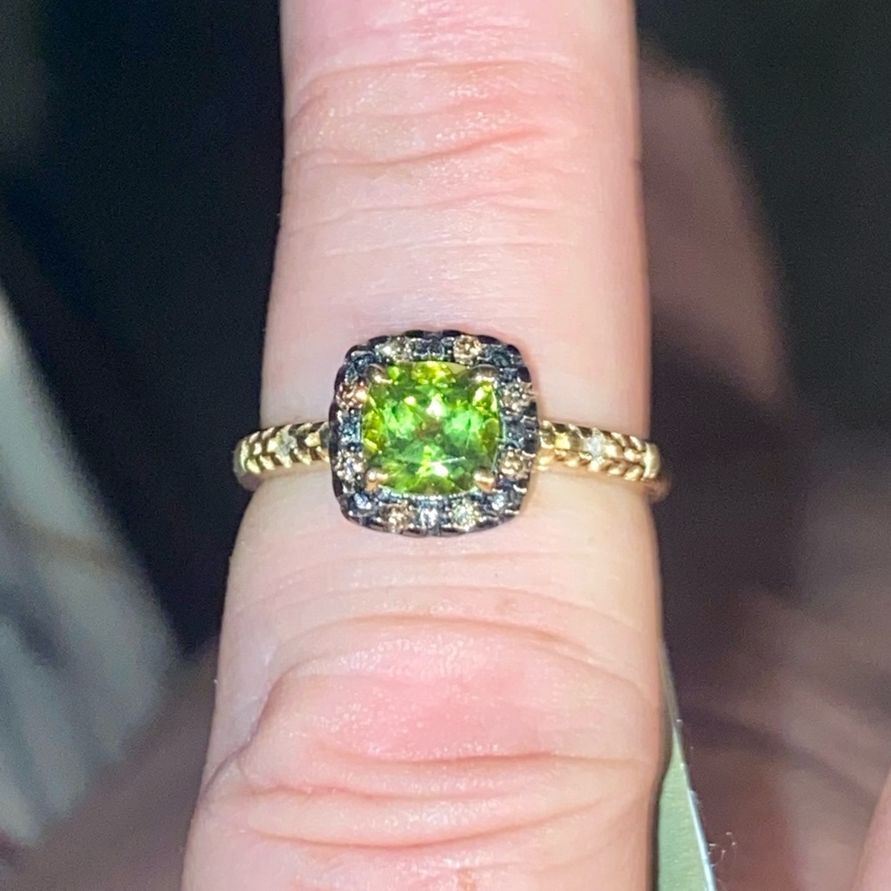 ❌❌❌SOLD❌❌❌NWT / APPRAISAL LORENZO JEWELRY LIMITED PERIDOT,GENUINE DIAMOND RING. - Picture 5 of 14